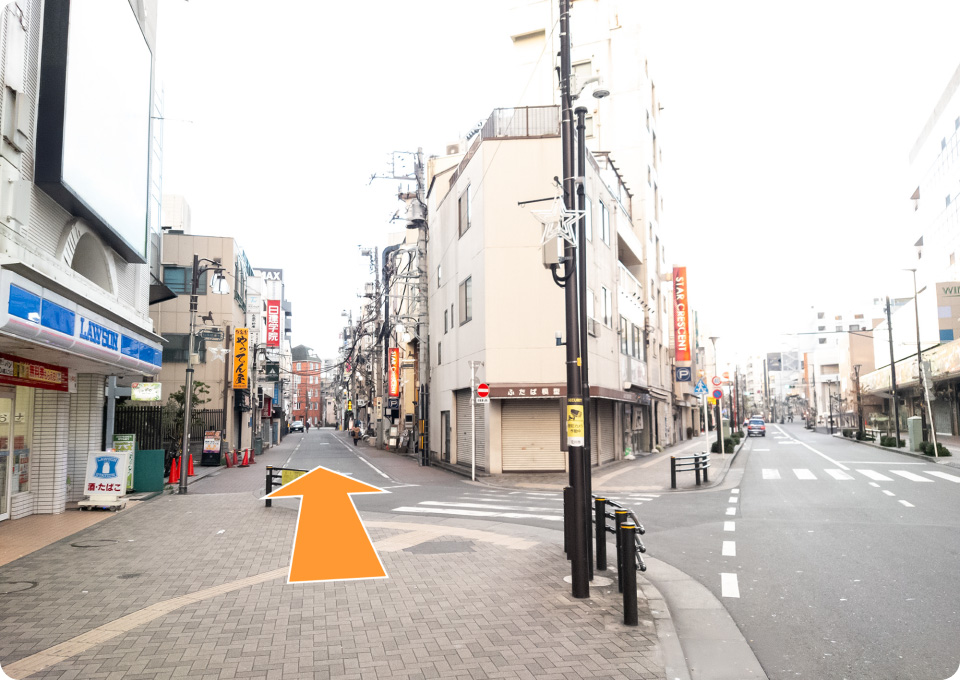 分かれ道の写真